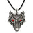 Silver Leather Red