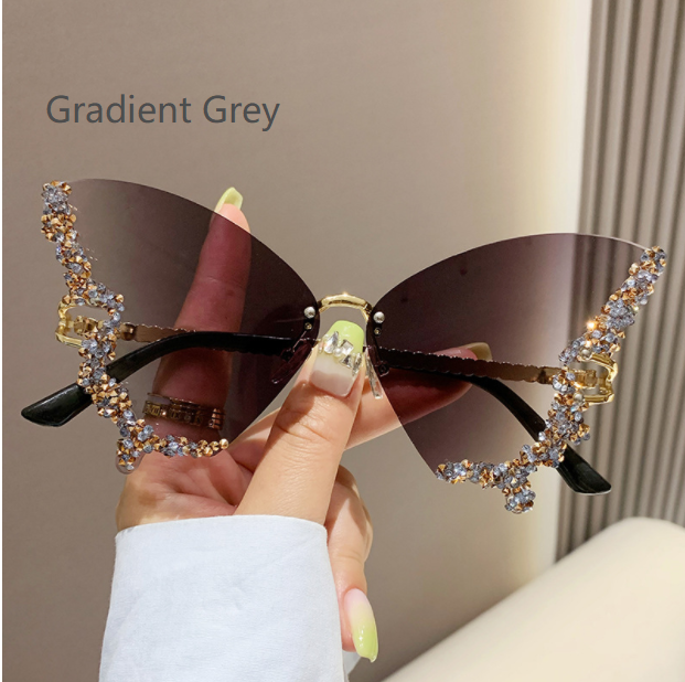 Diamond Butterfly Sunglasses