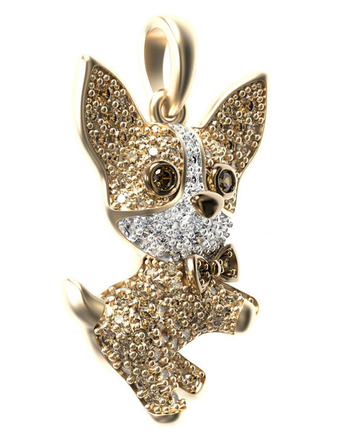 Load image into Gallery viewer, Chihuahua Dog Necklace Pendant
